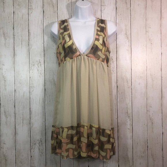 Kimchi Blue Sheer Sleeveless Tunic/Dress Extra Small - Picture 1 of 8